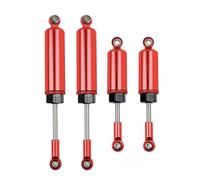 MGHGFYTAS Accessoires Voitures RC Compatible avec Wltoys 12428 12429 12423 FY01 FY03 1/12 RC Pièces De Rechange pour Voiture Amortisseurs Avant Et Arrière en Métal(Red)