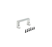 MGHGFYTAS Accessoires Voitures RC Compatible avec Wltoys 244016 pour LOSI 1/24 RC Modification De Voiture Accessoires De Rechange Pièces Support De Servo en Métal(Silver)