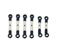 MGHGFYTAS Accessoires Voitures RC Compatible avec Wltoys 244016 pour LOSI Micro-b Micro-t RC, Pièces De Mise À Niveau De Voiture, Accessoires, Jeu De Maillons Métalliques, Tige De Liaison