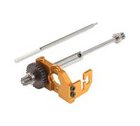 MGHGFYTAS Accessoires Voitures RC Compatible avec Wltoys K989 284131 284161 284010 1/28 RC, Pièces De Mise À Niveau De Voiture, Accessoires, Engrenage Métallique, Axe Central Réglable(Yellow)