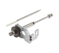 MGHGFYTAS Accessoires Voitures RC Compatible avec Wltoys K989 284131 284161 284010 1/28 RC, Pièces De Mise À Niveau De Voiture, Accessoires, Engrenage Métallique, Axe Central Réglable(Silver)