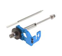 MGHGFYTAS Accessoires Voitures RC Compatible avec Wltoys K989 284131 284161 284010 1/28 RC, Pièces De Mise À Niveau De Voiture, Accessoires, Engrenage Métallique, Axe Central Réglable(Blue)