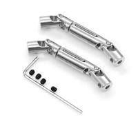 MGHGFYTAS Accessoires Voitures RC Compatible avec WPL C24 C34 B14 B36 pour MN D90 pour MN99S RC Pièces De Mise À Niveau pour Voiture Accessoires Arbre De Transmission en Métal(Silver)