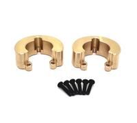 MGHGFYTAS Accessoires Voitures RC Compatible avec YiKong 1/10 YK4106 RC, Mise À Niveau De Voiture, Pièces De Rechange, Bloc De Roue Avant en Métal Et Laiton