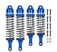 MGHGFYTAS Compatible avec Traxxas pour Slash pour Rustler pour Stampede pour Hoss 1/10 RC Pièces De Voiture Alliage D'aluminium Amortisseur Avant Arrière RC Amortisseurs(Blue B)