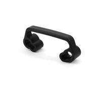 MGHGFYTAS Pare-Chocs Rc Compatible avec Tamiya pour TT01 pour TT02 Pièces Et Accessoires pour Voitures Télécommandées 1/10, Gel De Silice pour Châssis, Poignée, Pare-Chocs Arrière(Black)