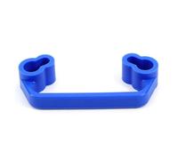 MGHGFYTAS Pare-Chocs Rc Compatible avec Tamiya pour TT01 pour TT02 Pièces Et Accessoires pour Voitures Télécommandées 1/10, Gel De Silice pour Châssis, Poignée, Pare-Chocs Arrière(Blue)