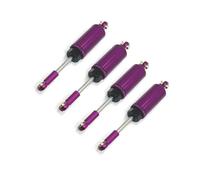 MGHGFYTAS RC Amortisseurs Compatible avec MJX 14209 14210 Amortisseur D'huile en Métal 1/14 RC, Mise À Niveau De Voiture, Pièces De Rechange, Accessoires De Remplacement(Purple)