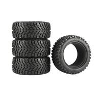 MGHGFYTAS RC Roues De Voiture Compatible avec Wltoys 144001 Scx10 pour Tamiya 1.9 Pouces 75mm Pneus De Buggy Tout-Terrain Roue 12mm Moyeux Hexagonaux en Caoutchouc pour Voiture 1/14 1/16 1/10 RC(A)