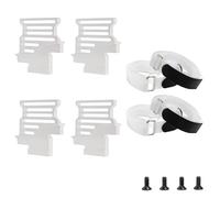 MGHGFYTAS Voiture rc Pieces Compatible avec TRAXXAS 1/6 pour XRT 8S RC, Accessoires De Pièces Voiture, Support Batterie Haut en Métal, Sangle
