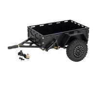 MGHGFYTAS Voiture rc Pieces Compatible avec Traxxas pour TRX4-M pour Defender pour Bronco K10 High Trail 1/18 Pièces Upgrade Voiture RC Remorque Utilitaire Aluminium CNC Attelage