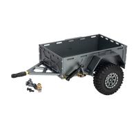 MGHGFYTAS Voiture rc Pieces Compatible avec Traxxas pour TRX4-M pour Defender pour Bronco K10 High Trail 1/18 Pièces Upgrade Voiture RC Remorque Utilitaire Aluminium CNC Attelage