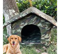 Mgichoom Maison pour Chat Extérieur Hiver, Niche Chat, Chien, Niches À Extérieur, De en Plein Air, Tente Abri Chaude Animaux Compagnie