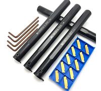 MGIVR2016-1.5/2 / 2.5/3/4 Support d'outil de marche Mgmn Insert de carbure Mgivr Support à outils de tour de tournage interne de tige droite(MGIVR2016-4,MGMN150 G PC9030)