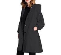 MGizo DtiSpectrum Trench-Coat pour Femme - Veste Coupe-Vent à Capuche à Boutonnage Simple, Manteau Imperméable D'extérieur, Imperméable à Coque Souple pour la Randonnée et les Déplacements