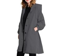 MGizo DtiSpectrum Trench-Coat pour Femme - Veste Coupe-Vent à Capuche à Boutonnage Simple, Manteau Imperméable D'extérieur, Imperméable à Coque Souple pour la Randonnée et les Déplacements