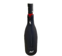 MGKolbe® Élégant Refroidissement Bouteilles de Vin en Néoprène Porte-bouteilles Universel Doublure Rafraîchit Prosecco Aalternative au Seau Thermobouteille 750 (Refroidisseur de vin noir))