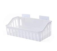 MGKolbe® Panier de douche sans perçage - Panier porte-savon Schampoo - Boîte adhésive sous vasque pour éponge - Fabriqué en Italie