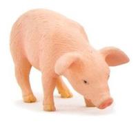 Mgm - 387056 - figurine animal - porcelet petit modèle mange animal planet ft-7056 G