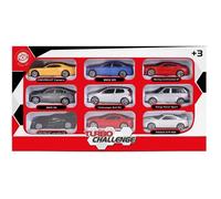 Mgm Bte/ Ass 9 Voitures 1/64 A License Et En Metal 7cm