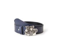 MGM Ceinture Coin pour femme, Bleu marine (02)., 110 cm