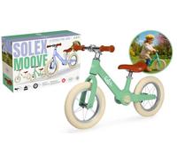 MGM Jouet - Draisienne - Solex - 119353 - Roues Libres - Vert - 30 Kg Max - Métal - 12 Pouces - Vélo Enfant sans Pédales - Cadeau - Anniversaire - Equilibre - À Partir de 2 à 6 Ans