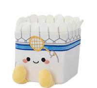 MGM Jouet - Squarepal - Badminton - Peluche Anti-Stress - 193612 - Mousse À Mémoire de Forme - Gadget - Cadeau - Sport - Rééducation - Anxiété - Jouet Sensoriel - À Partir de 2 Ans