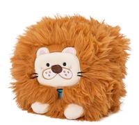 MGM Jouet - Squarepal - Lion - Peluche Anti-Stress - 193603 - Mousse À Mémoire de Forme - Gadget - Cadeau - Animaux - Rééducation - Anxiété - Jouet Sensoriel - À Partir de 2 Ans