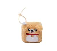 MGM JOUET - Squarepal Porte Clés - Chien - Peluche Anti-Stress - 193709 - Mousse À Mémoire de Forme - Gadget - Cadeau - Animaux - Rééducation - Anxiété - Jouet Sensoriel - À Partir de 2 ans