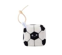 MGM JOUET - Squarepal Porte Clés - Foot - Peluche Anti-Stress - 193714 - Mousse À Mémoire de Forme - Gadget - Cadeau - Sport - Rééducation - Anxiété - Jouet Sensoriel - À Partir de 2 ans