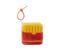 MGM JOUET - Squarepal Porte Clés - Frites - Peluche Anti-Stress - 193725 - Mousse À Mémoire de Forme - Gadget - Cadeau - Fast-Food - French Fries - Anxiété - Jouet Sensoriel - À Partir de 2 ans