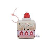 MGM JOUET - Squarepal Porte Clés - Gateau - Peluche Anti-Stress - 193740 - Mousse À Mémoire de Forme - Gadget - Cadeau - Nourriture - Rééducation - Anxiété - Jouet Sensoriel - À Partir de 2 ans