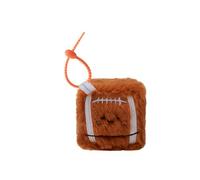 MGM JOUET - Squarepal Porte Clés - Rugby - Peluche Anti-Stress - 193717 - Mousse À Mémoire de Forme - Gadget - Cadeau - Sport - Rééducation - Anxiété - Jouet Sensoriel - À Partir de 2 ans