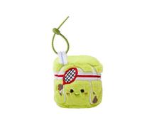 MGM JOUET - Squarepal Porte Clés - Tennis - Peluche Anti-Stress - 193715 - Mousse À Mémoire de Forme - Gadget - Cadeau - Sport - Rééducation - Anxiété - Jouet Sensoriel - À Partir de 2 ans