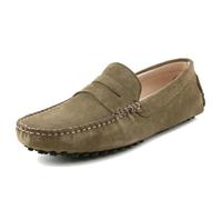 MGM-Joymod Mocassins de conduite en daim pour homme, kaki, 42 2/3 EU