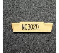 MGMN150-G NC3020 Lot de 10 inserts de tournage en carbure de tungstène 1,5 mm pour usinage, rainurage et coupe de coupe CNC