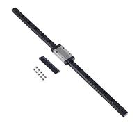MGN12H Mini guide de rail linéaire noir 450 mm avec bloc de chariot MGN12H pour imprimante 3D machine CNC XYZ DIY machine à graver (450 mm, rail + MGN12H)