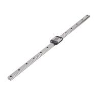 MGN15 Linear Guide Rail High Precision Low Friction Bearing Steel Slide Rails for CNC 3D Printers and Automation Equipment 15mm Width 40mm Hole Spacing (500mm)