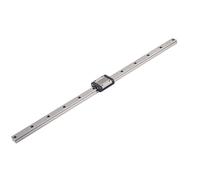 MGN15 Linear Guide Rail High Precision Low Friction Bearing Steel Slide Rails for CNC 3D Printers and Automation Equipment 15mm Width 40mm Hole Spacing (450mm)