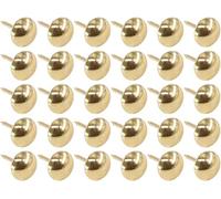Mgoodoo Lot de 100 clous de rembourrage en laiton vintage pour meubles,Décoration antique,Décoration en bronze,Pour clous décoratifs,Thumb Tack Push Pins, punaises rondes à grande tête,11x17 mm