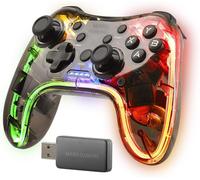 Mgp-24,Manette De Jeu Sans Fil 2.4Gpro,Neon Rgb,Dual Haptic Vibration,Joysticks Analogiques,Contôleur Pour Pc,Ps3,Ps4,Xbox360,Raspberry Pi,Mac,Android