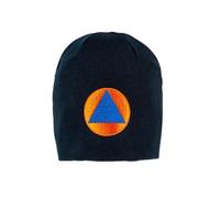 MGP SPORTSWEAR BEA03 Bonnet Bonnet D'hiver Protection Civile Broderie Direct Tissu Double Tricot Très Chaud Logo Protection Civile Internationale, bleu foncé, Taglia unica-3XL