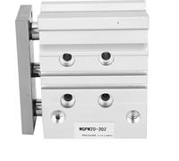 MGPM20X30 Vérin pneumatique 3 tiges double action en alliage d'aluminium alésage 20mm