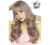 MGRANDE Perruque Premium Line 【 Active Top Stylist Produit】 Lot de 6 pièces avec ligne de couleur intérieure pour femme, perruque originale semi-longue effet petit visage (maille laiteuse DY21A)