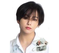 MGRANDE Perruque Premium Line 【 Active Top Stylist Produit】 Lot de 6 pièces de ligne de couleur intérieure pour homme, perruque originale courte et petit effet de visage (jack black DY62B)