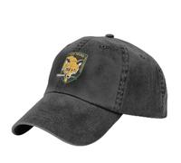 MGS Foxhound SFG Logo Casquette Baseball Vintage en détresse Lavé Metal Gear Solide Jeu Vidéo Snapback Cap Voyage Ajustement Ajustable Chapeau Chaleur d’Hiver