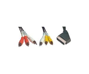 Mgs33 Cable peritel audiovideo cinch 1.4m