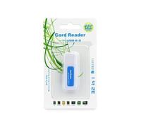 Mgs33 LECTEUR CARTE MEMOIRE BLEU SDHC/SD / MMC / RS-MMC / Mini-SD(adapteur) / Micro SD(adapteur) / TF(adapteur) / XD / MS / MS DUO /