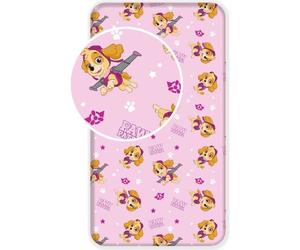 Mgs33 Stella - Drap Housse 90 x 200 cm pour lit Une Personne 100% Coton Pat Patrouille - Paw Patrol'