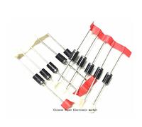 MGTCAR 50 PIÈCES BY255 Diode Redresseur 3A 3000mA 1300V DO-201